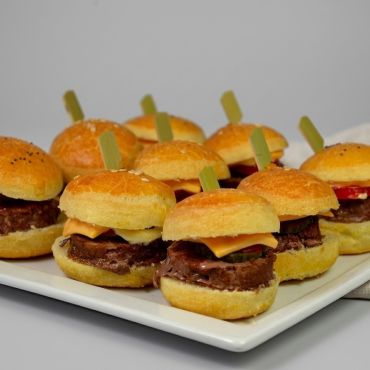 Mini Hamburger bœuf et cheese (à réchauffer)