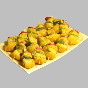 Mini brochette de poulet curry (à réchauffer)